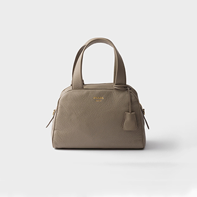 prada grained leather top handle handbag #1bb149